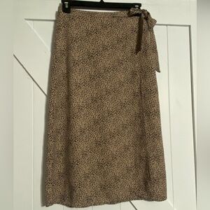 Pencil Leopard Print Midi Skirt Size Small